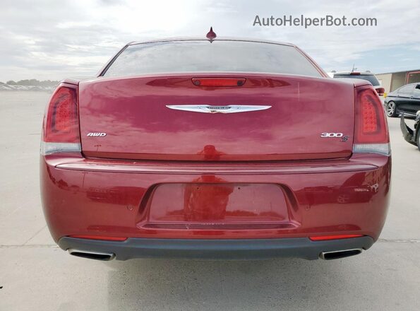 2C3CCAGG2JH300492 2018 CHRYSLER 300 Maroon Հետևի տեսք