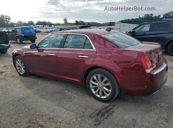 2C3CCAKG6JH300423 2018 CHRYSLER 300 Maroon უკანა მარცხენა