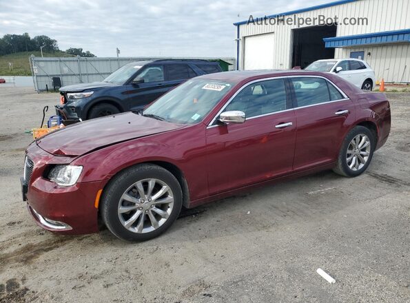 2C3CCAKG6JH300423 2018 CHRYSLER 300 Maroon წინა მარცხენა ხედი სამი მეოთხედიდან
