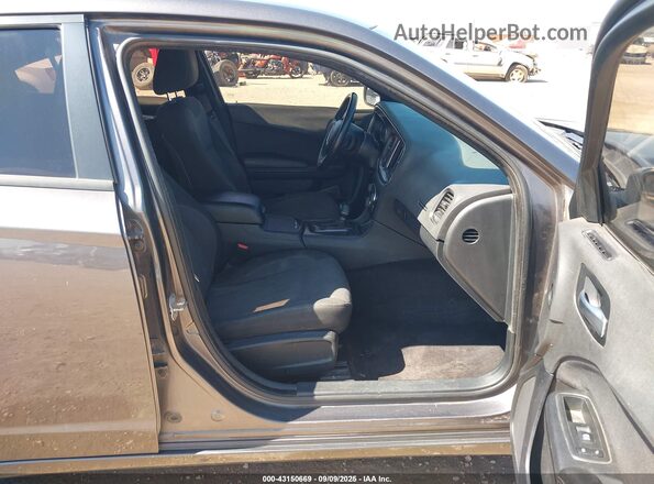 2C3CDXBG0JH335412 2018 DODGE CHARGER Pewter Вид салона спереди