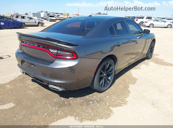 2C3CDXBG0JH335412 2018 DODGE CHARGER Pewter Задняя правая четверть