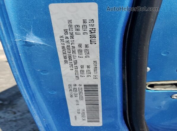 2C3CDXBG3JH335291 2018 DODGE CHARGER Blue Engine compartment view