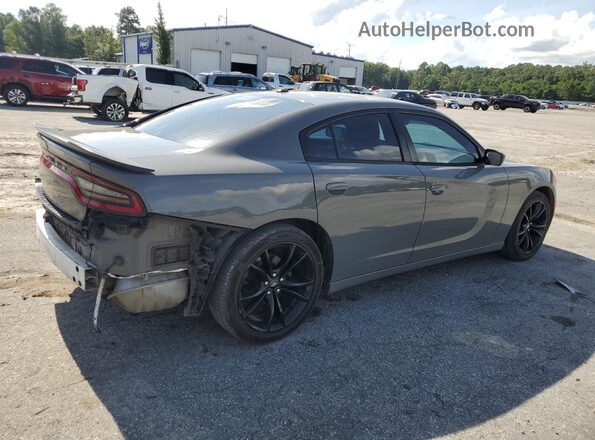 2C3CDXBG9JH196770 2018 DODGE CHARGER Серый Задняя правая четверть