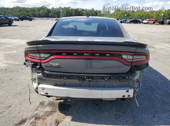 2C3CDXBG9JH196770 2018 DODGE CHARGER Серый Вид сзади