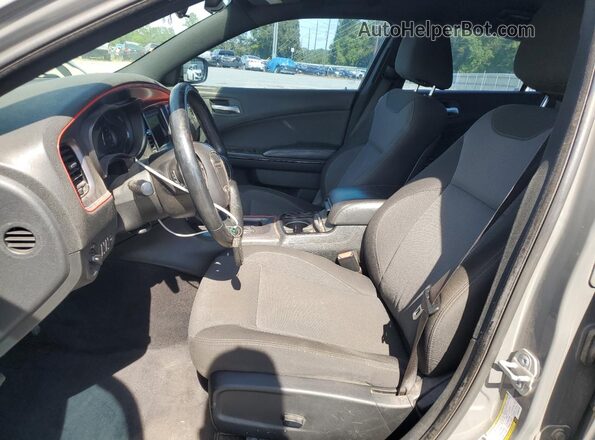 2C3CDXBG9JH196770 2018 DODGE CHARGER Серый Вид салона спереди