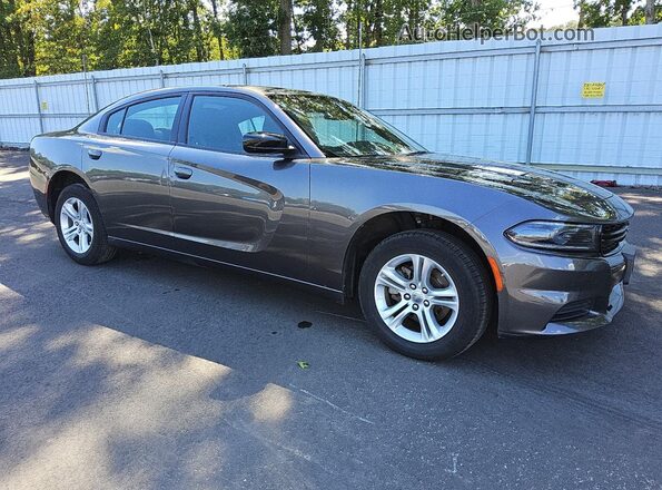 2C3CDXBGXPH571672 2023 DODGE CHARGER Gray Przód prawy