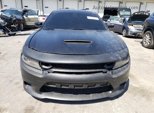 2C3CDXCT3JH134115 2018 DODGE CHARGER Black Front view