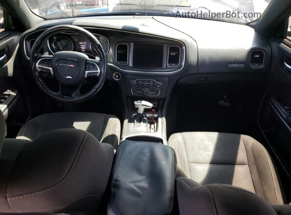 2C3CDXCT3JH134115 2018 DODGE CHARGER Black Dashboard view