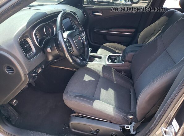 2C3CDXCT3JH134115 2018 DODGE CHARGER Black Front interior view