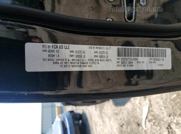 2C3CDXCT7JH133310 2018 DODGE CHARGER Black Շարժիչի բաժամունքի տեսք