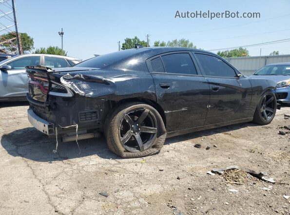 2C3CDXCT7JH133310 2018 DODGE CHARGER Black Հետևի աջ