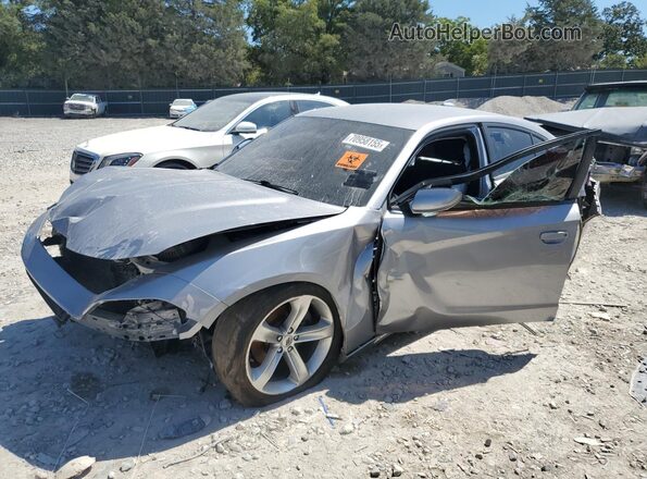 2C3CDXCT7JH260753 2018 DODGE CHARGER Silver Առջևի ձախ երեք քառորդ տեսարան