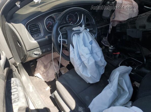 2C3CDXCT7JH260753 2018 DODGE CHARGER Silver Առջևի վահանակի տեսք
