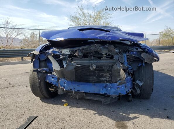 2C3CDXGJ4JH279785 2018 DODGE CHARGER Blue Widok z przodu