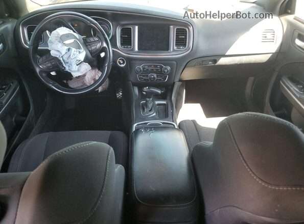 2C3CDXGJ4JH279785 2018 DODGE CHARGER Blue Widok deski rozdzielczej
