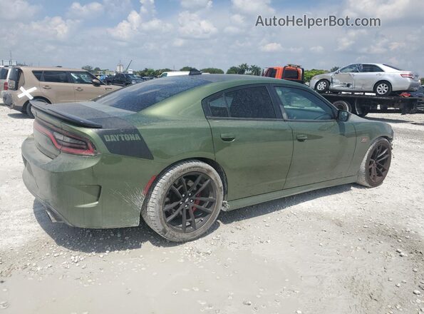 2C3CDXGJ5JH297504 2018 DODGE CHARGER Green უკანა მარჯვენა