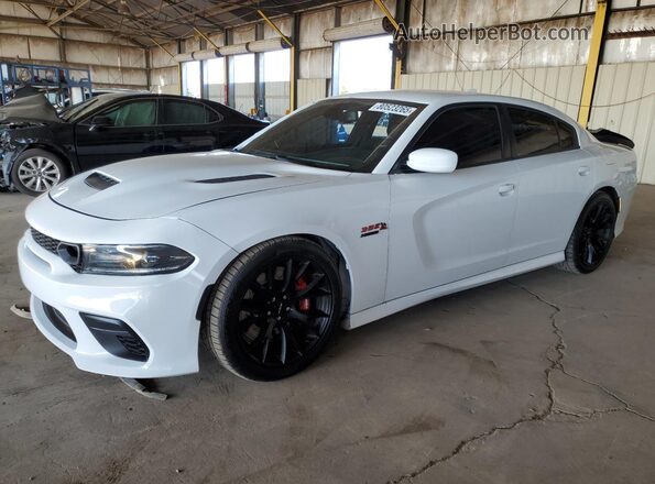 2C3CDXGJ6JH113154 2018 DODGE CHARGER White Front left