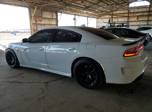 2C3CDXGJ6JH113154 2018 DODGE CHARGER White Rear left