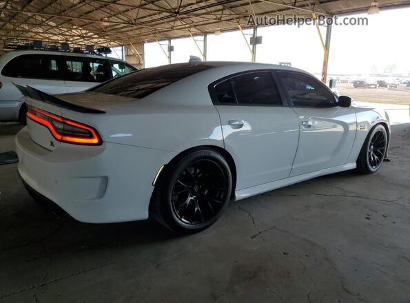 2C3CDXGJ6JH113154 2018 DODGE CHARGER White Rear right