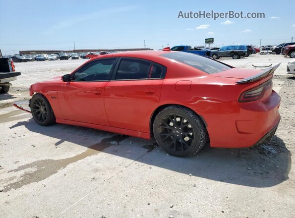2C3CDXGJ8JH114144 2018 DODGE CHARGER Red Задня ліва чверть