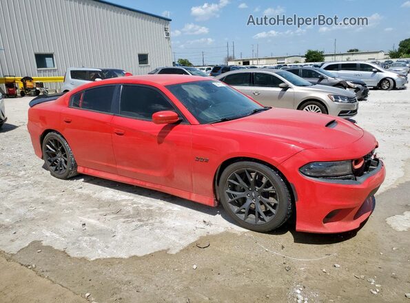 2C3CDXGJ8JH114144 2018 DODGE CHARGER Red Передня права чверть