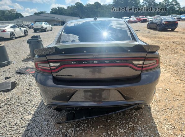 2C3CDXGJXJH122956 2018 DODGE CHARGER Серый Вид сзади