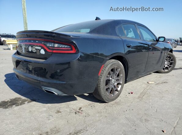 2C3CDXJG1JH201476 2018 DODGE CHARGER Черный Задняя правая четверть