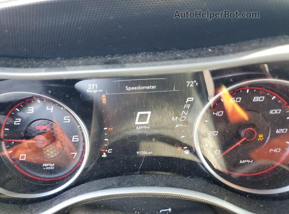 2C3CDXJG1JH201476 2018 DODGE CHARGER Черный Вид щитка приборов