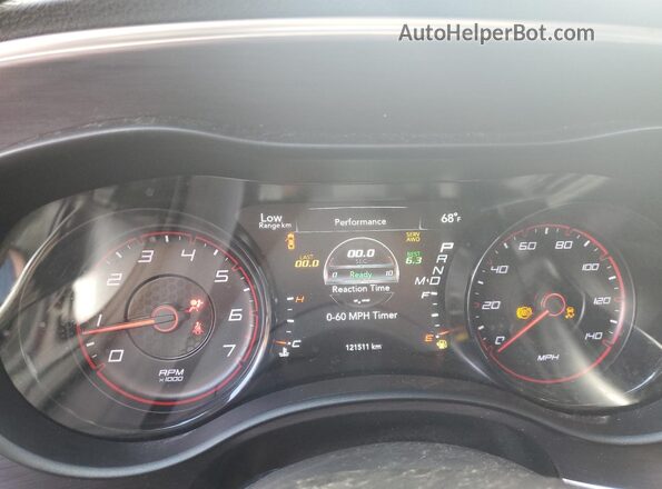 2C3CDXJG7JH115590 2018 DODGE CHARGER Maroon Instrument cluster view