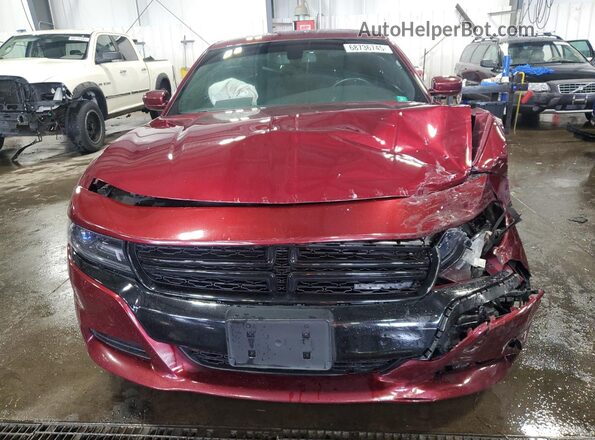 2C3CDXJG8JH136237 2018 DODGE CHARGER Burgundy Vista frontal