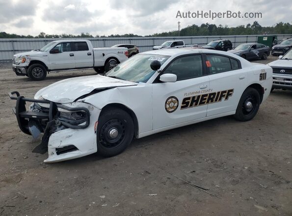 2C3CDXKT6KH622557 2019 DODGE CHARGER Белый Передняя левая четверть