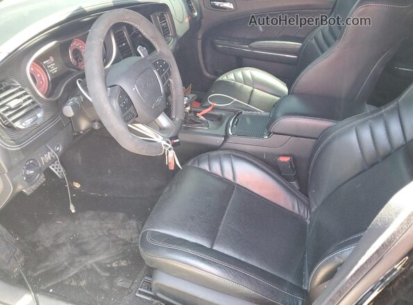 2C3CDXL94PH514562 2023 DODGE CHARGER Black Widok wnętrza z przodu