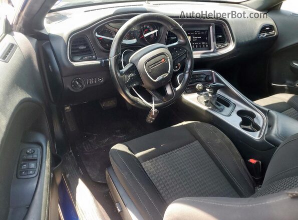 2C3CDZAG1JH217043 2018 DODGE CHALLENGER Blue Vista del salpicadero