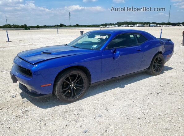 2C3CDZAG1JH217043 2018 DODGE CHALLENGER Blue Vista tres cuartos delantera izquierda