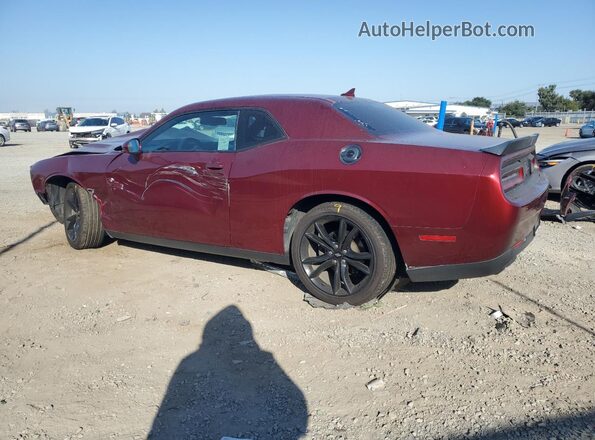 2C3CDZAG1JH262547 2018 DODGE CHALLENGER Burgundy უკანა მარცხენა