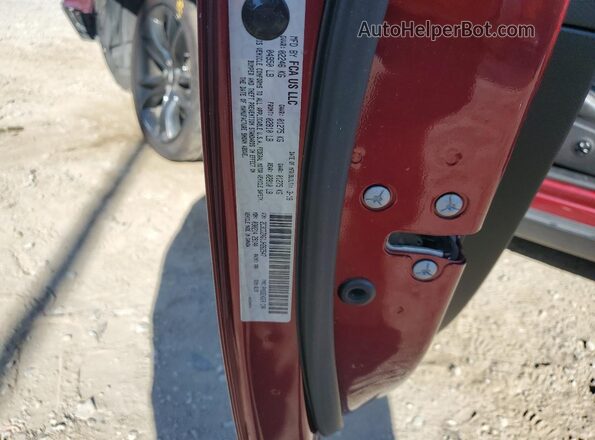 2C3CDZAG1JH262547 2018 DODGE CHALLENGER Burgundy ძრავის განყოფილების ხედი