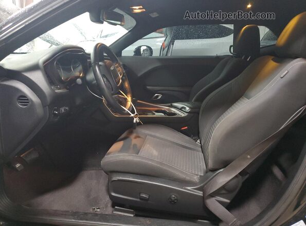 2C3CDZAG2JH128405 2018 DODGE CHALLENGER Black Вид салону спереду