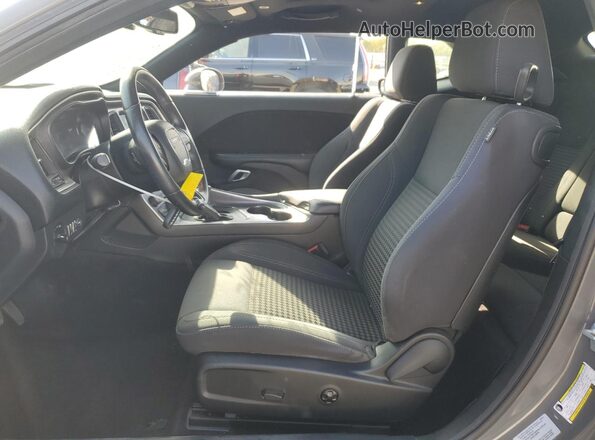 2C3CDZAG3JH111192 2018 DODGE CHALLENGER Gray Vista interior delantera