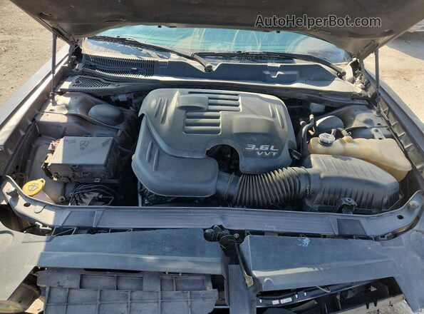 2C3CDZAG3JH202205 2018 DODGE CHALLENGER Gray Вид задньої частини салону
