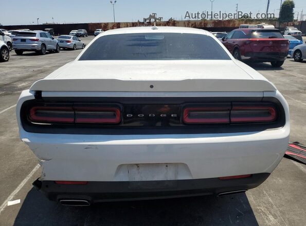 2C3CDZAG5JH311636 2018 DODGE CHALLENGER Белый Вид сзади