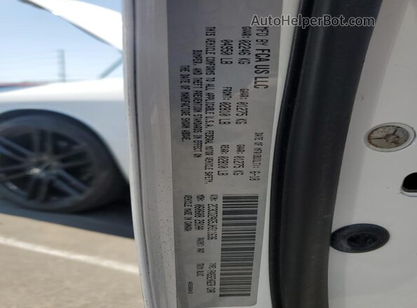 2C3CDZAG5JH311636 2018 DODGE CHALLENGER Белый Вид подкапотного пространства