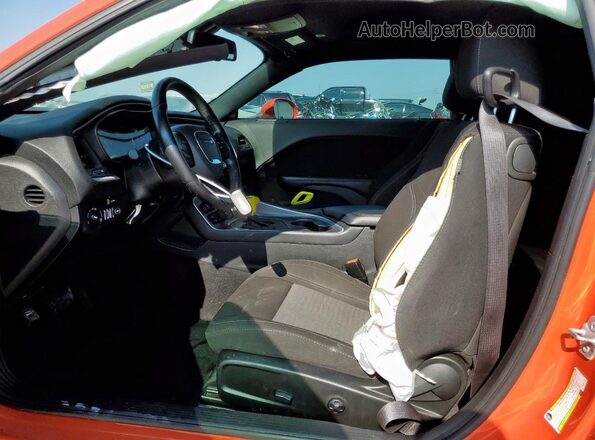 2C3CDZAG6MH509923 2021 DODGE CHALLENGER Orange Vista interior delantera
