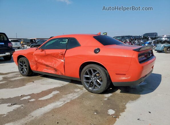 2C3CDZAG6MH509923 2021 DODGE CHALLENGER Orange Trasero izquierdo