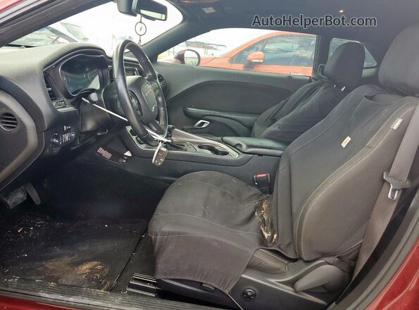 2C3CDZAG9MH615590 2021 DODGE CHALLENGER Red Vista interior delantera