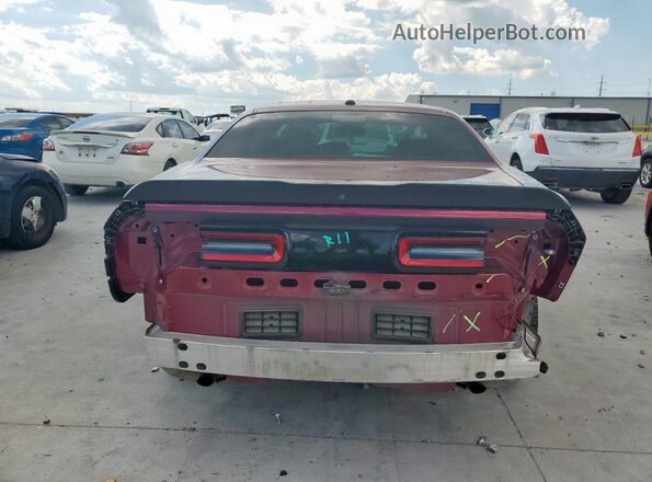 2C3CDZAG9MH615590 2021 DODGE CHALLENGER Red Vista trasera