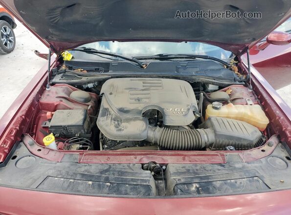 2C3CDZAG9MH615590 2021 DODGE CHALLENGER Red Vista interior trasera