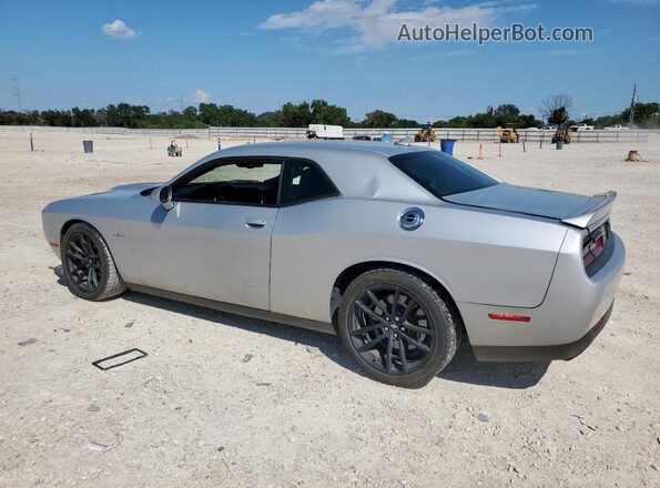 2C3CDZBT5MH620586 2021 DODGE CHALLENGER Silver Trasero izquierdo