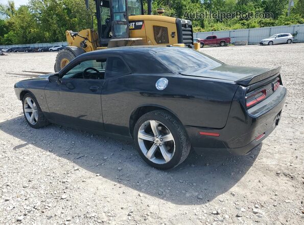 2C3CDZBTXJH131080 2018 DODGE CHALLENGER Black Trasero izquierdo