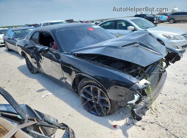 2C3CDZBTXJH287524 2018 DODGE CHALLENGER Black წინა მარჯვენა