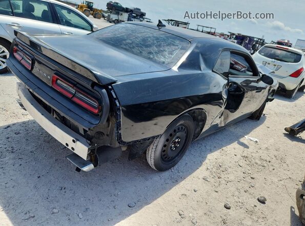 2C3CDZBTXJH287524 2018 DODGE CHALLENGER Black უკანა მარჯვენა